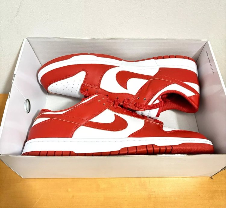 1 1 Nike Dunk Low St John University Red