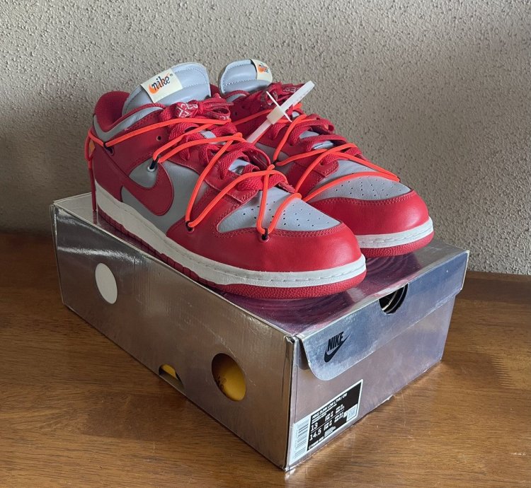 Final Drop Nike Off-white Dunk Low University Red
