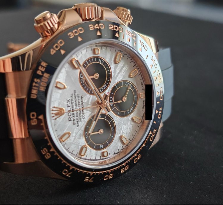 Rolex Daytona Meteorite Rose Gold Oysterflex