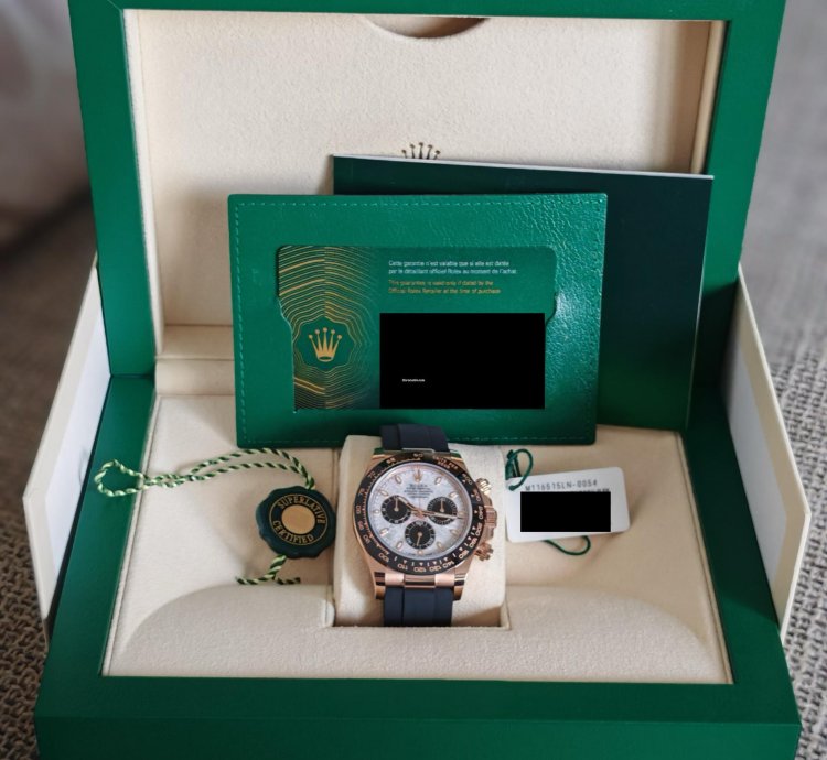 Rolex Daytona Meteorite Rose Gold Oysterflex