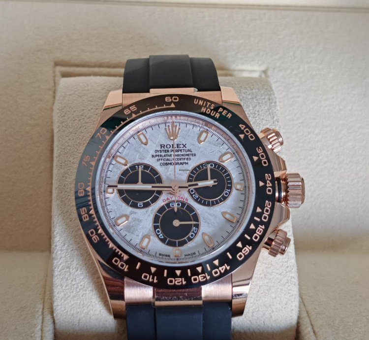 Rolex Daytona Meteorite Rose Gold Oysterflex
