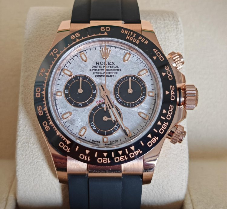 Rolex Daytona Meteorite Rose Gold Oysterflex