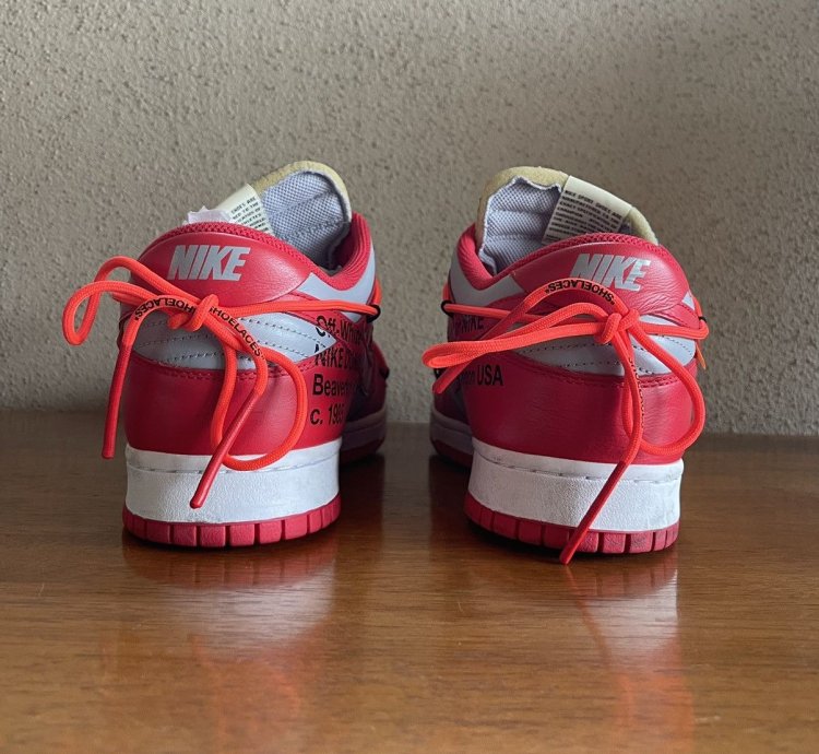 Final Drop Nike Off-white Dunk Low University Red