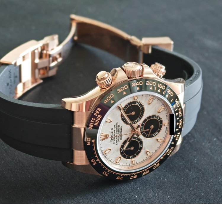 Rolex Daytona Meteorite Rose Gold Oysterflex
