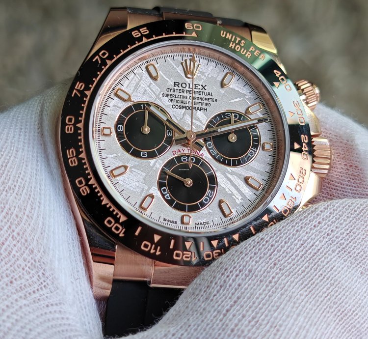 Rolex Daytona Meteorite Rose Gold Oysterflex