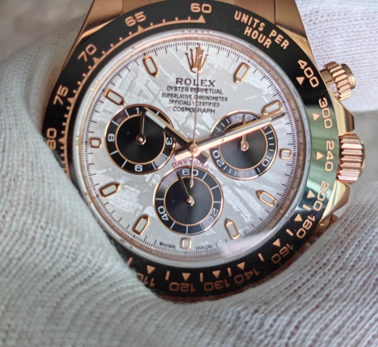 Rolex Daytona Meteorite Rose Gold Oysterflex