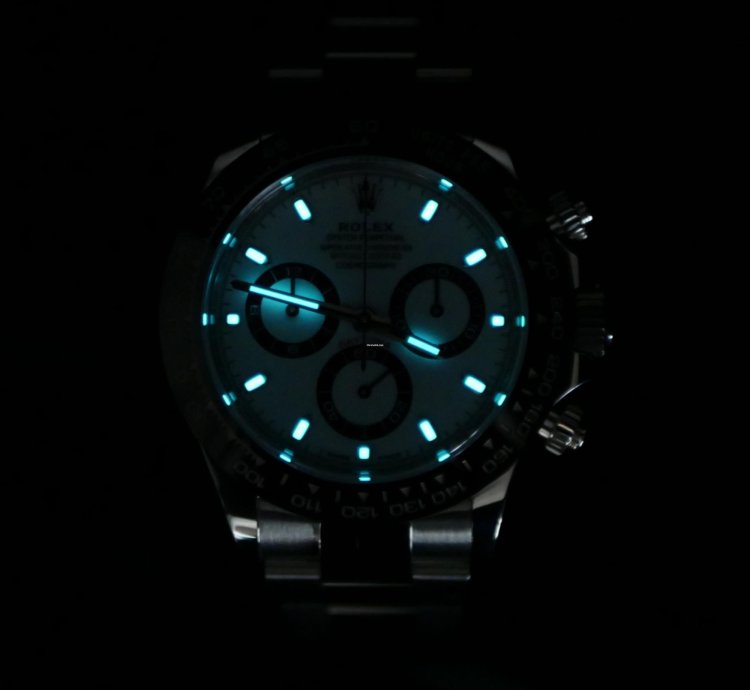 Rolex Daytona Mint Complete Set Daytona Chronograph Panda White Dial Black Bezel Steel 116500ln