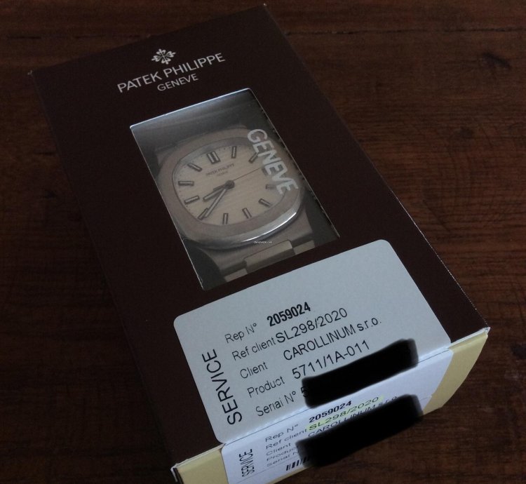Patek Philippe Nautilus Full Set Double Sealed Since Last Service