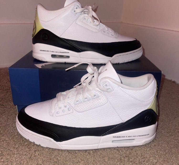 Fragment Design Air Jordan 3 Retro Sp White