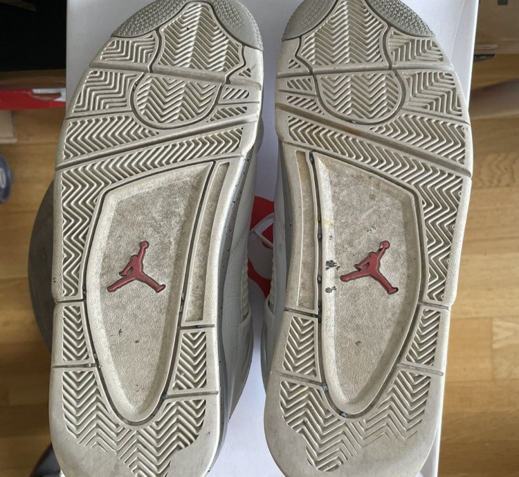 100 Original Nike Air Jordan 4 Retro White Oreo
