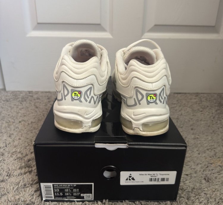 Fw22 Supreme Nike Air Max 98 Tl Sp White