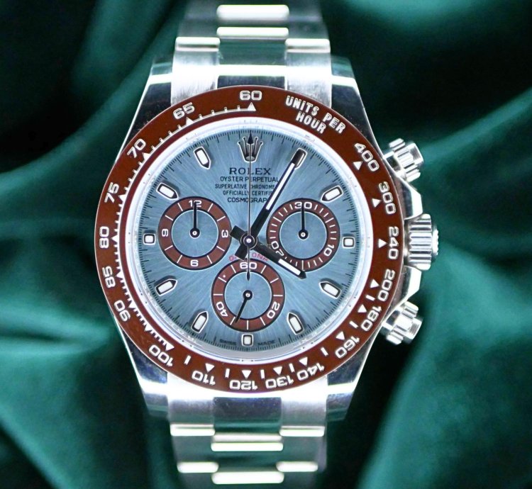Rolex Daytona Mint Complete Set Daytona Cosmograph Platona Glacier Blue Dial Platinum 116506