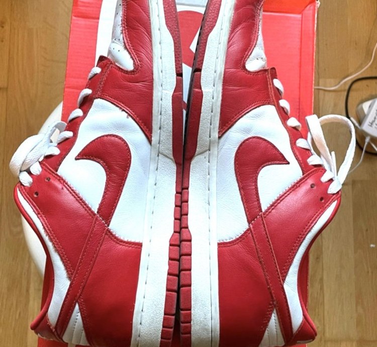 100 Original Nike Dunk Sp Low University Red St John Bred