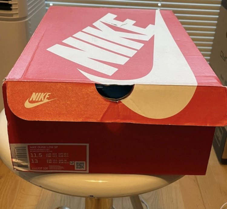 100 Original Nike Dunk Sp Low University Red St John Bred