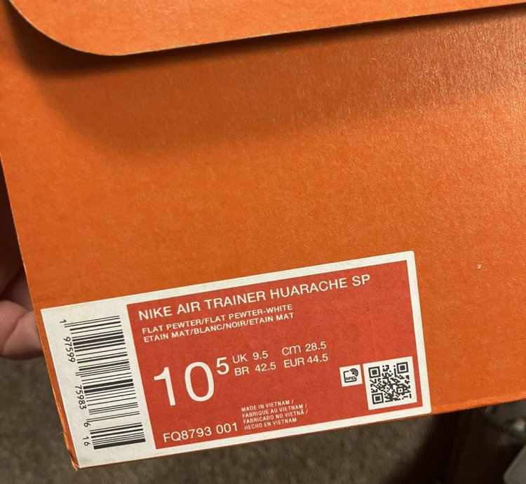 Gully Grey Corteiz Nike Air Trainer Huarache