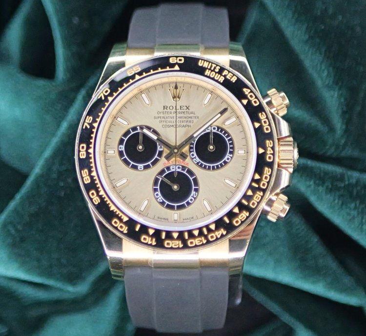 Rolex Daytona Mint Complete Set Daytona Yml Pikachu Champagne Dial Gold Ceramic 126518ln-0011