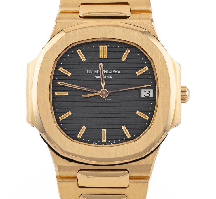 Patek Philippe Nautilus Gold 18k 33mm Ref 3900 001 Full Set 1987