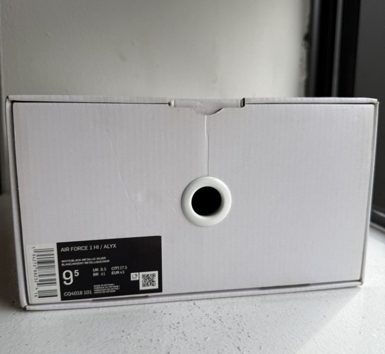 1017 Alyx 9sm Air Force 1 High White Black 2020