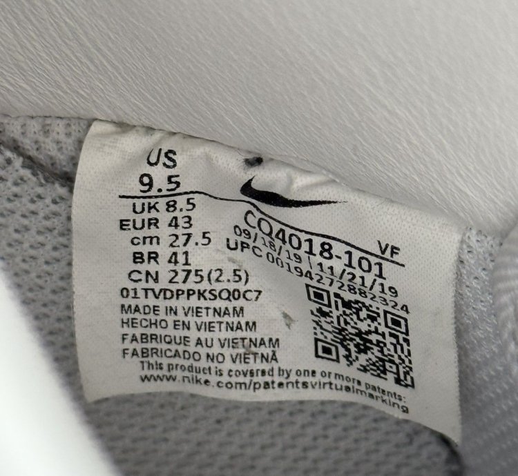 1017 Alyx 9sm Air Force 1 High White Black 2020