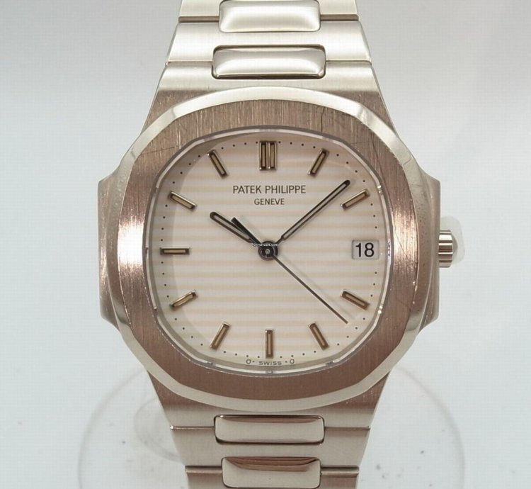 Patek Philippe Nautilus Gold K18wg 33mm Ref 3900 1g