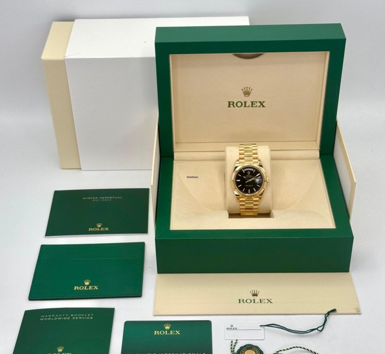 Rolex Day-date 40 New 2025 Day-date 40mm 228238 Presidential Black Dial