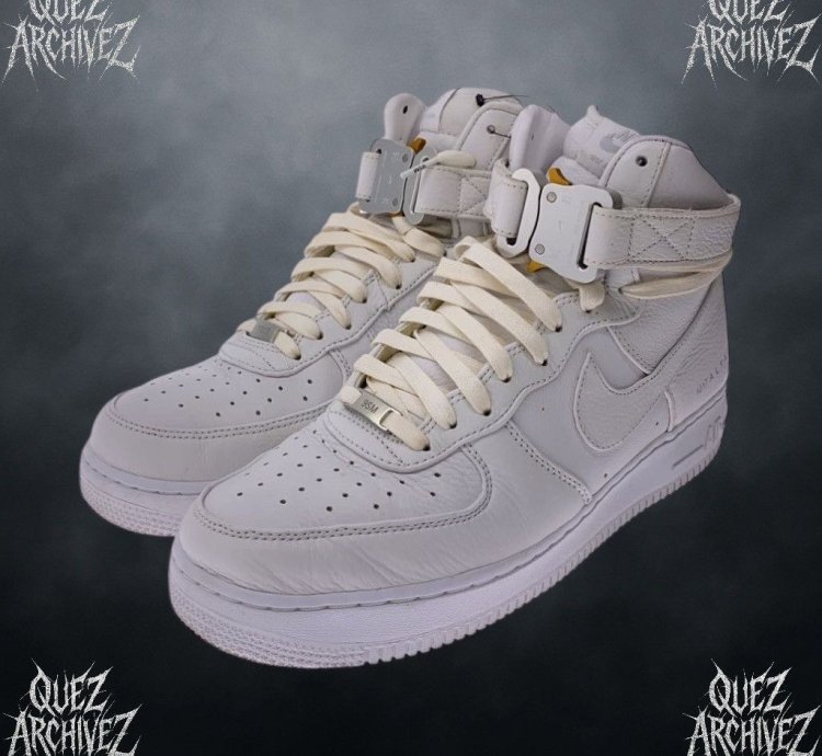 1017 Alyx 9sm Nike Air Force 1 High Triple White