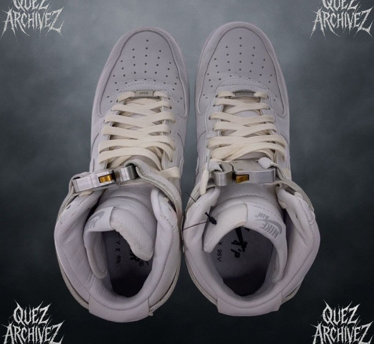 1017 Alyx 9sm Nike Air Force 1 High Triple White