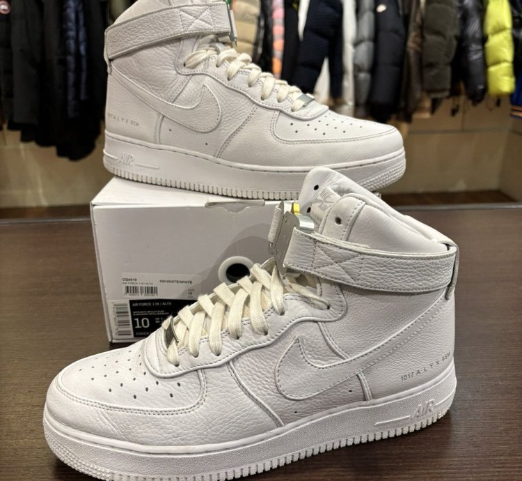 1017 Alyx 9sm Nike Air Force 1 High White