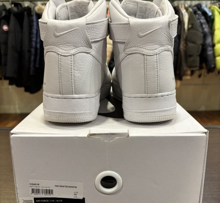 1017 Alyx 9sm Nike Air Force 1 High White