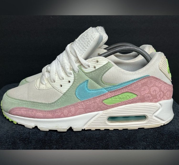 11 Women 9 5 Men Nike Air Max 90 Easter Leopard Pastel Shoes