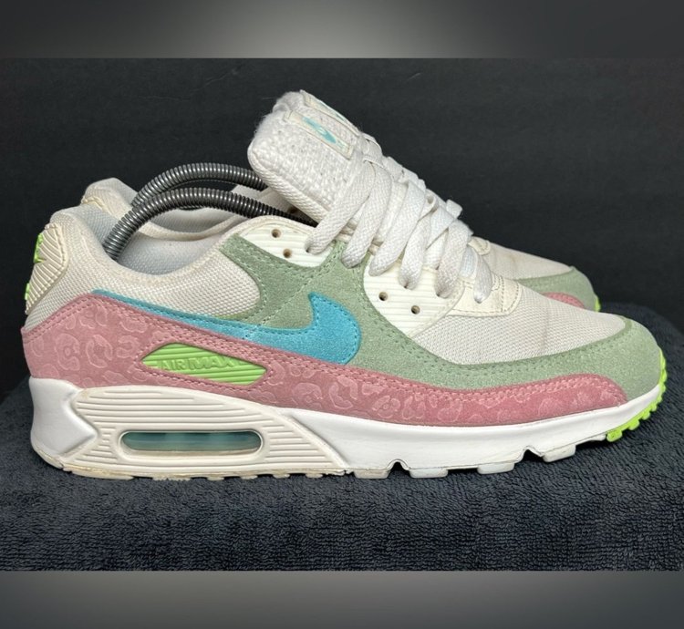 11 Women 9 5 Men Nike Air Max 90 Easter Leopard Pastel Shoes