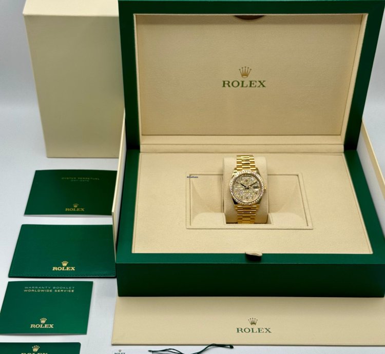 Rolex Day-date 40 New 2025 Day-date 40mm 228348rbr Diamond Paved Dial