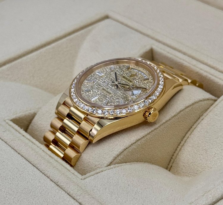 Rolex Day-date 40 New 2025 Day-date 40mm 228348rbr Diamond Paved Dial