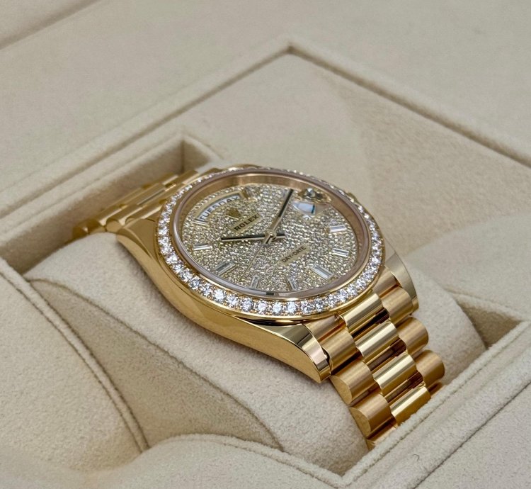 Rolex Day-date 40 New 2025 Day-date 40mm 228348rbr Diamond Paved Dial