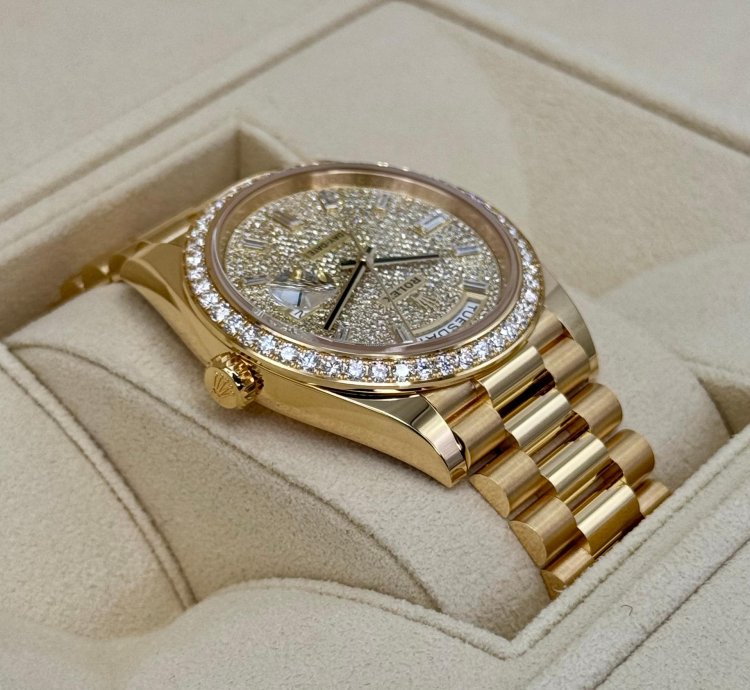 Rolex Day-date 40 New 2025 Day-date 40mm 228348rbr Diamond Paved Dial