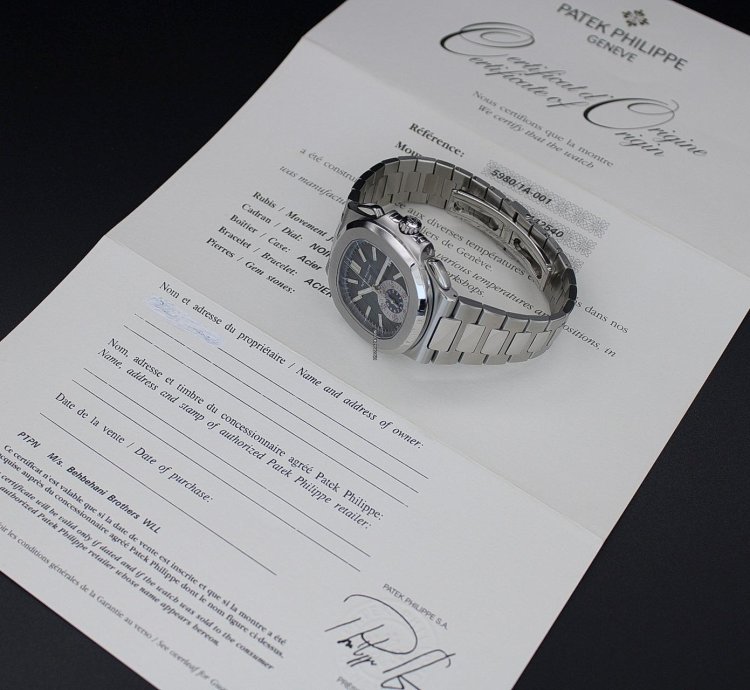 Patek Philippe Nautilus In Stock Nautilus Blue Dial Serviced 2022 Unworn Condition