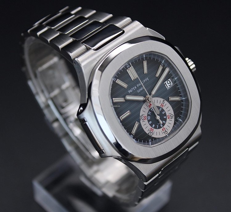 Patek Philippe Nautilus In Stock Nautilus Blue Dial Serviced 2022 Unworn Condition