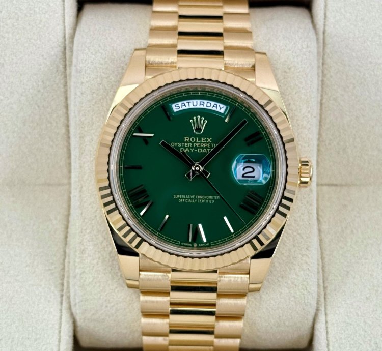 Rolex Day-date 40 New 2025 Rolex Day-date 40mm 228238 Presidential Green Dial