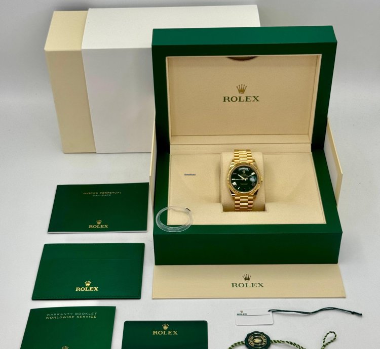 Rolex Day-date 40 New 2025 Rolex Day-date 40mm 228238 Presidential Green Dial