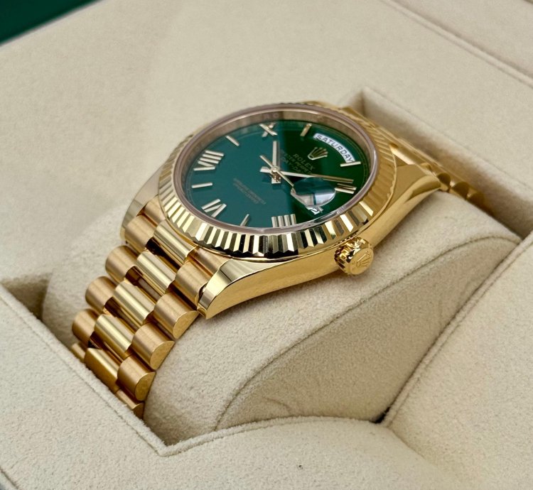 Rolex Day-date 40 New 2025 Rolex Day-date 40mm 228238 Presidential Green Dial