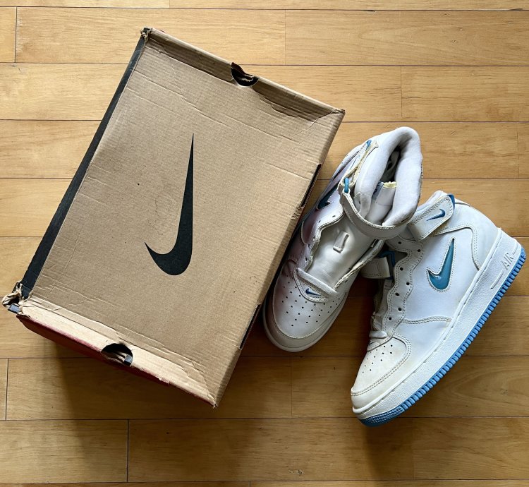 1996 Nike Air Force 1 Mid Sc Unc Jewel Rhino Us8 5