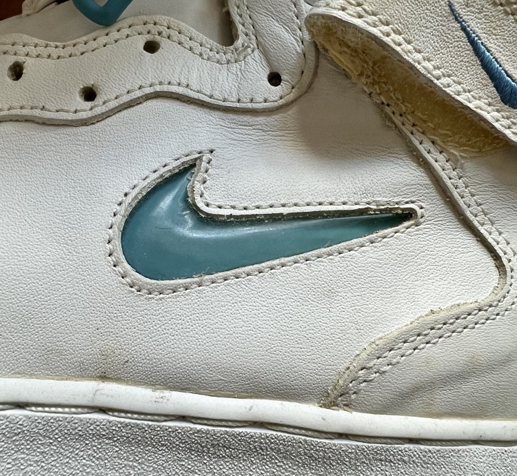1996 Nike Air Force 1 Mid Sc Unc Jewel Rhino Us8 5