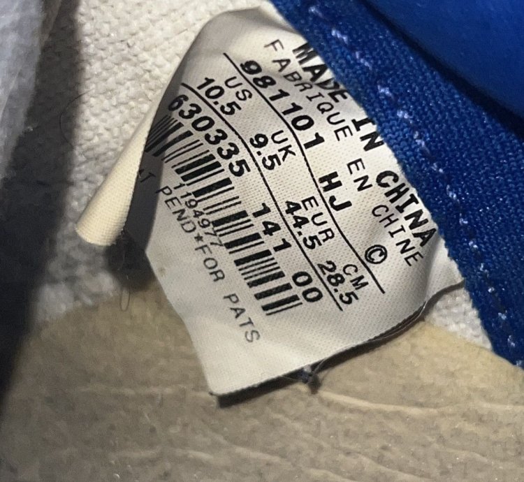 1999 Nike Dunk High Le Kentucky Blue White - Vintage - Used