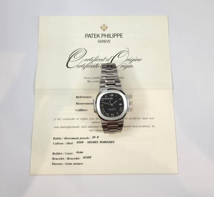 Patek Philippe Nautilus Jumbo Power Reserve 42mm Completo