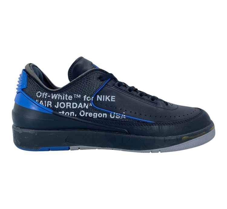 2 Retro Low Sp Off-white Black Blue