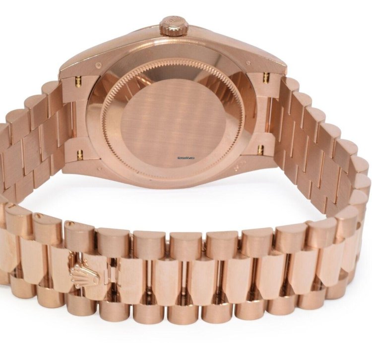 Rolex Day-date 40 New Rolex Day-date 40 President 18k Rose Gold Slate Ombre Watch 24 228235