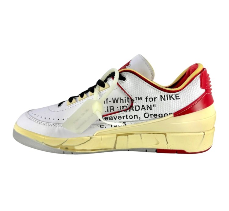 2 Retro Low Sp Off-white White Red
