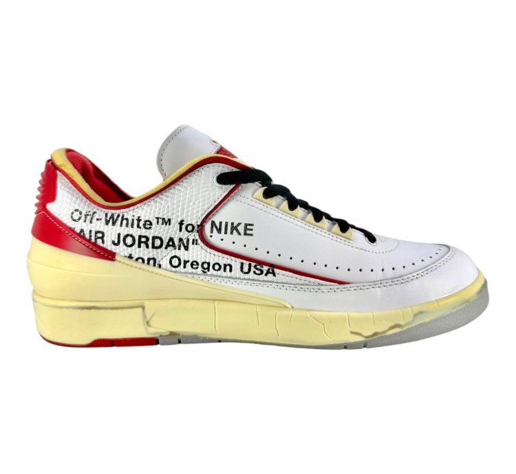 2 Retro Low Sp Off-white White Red