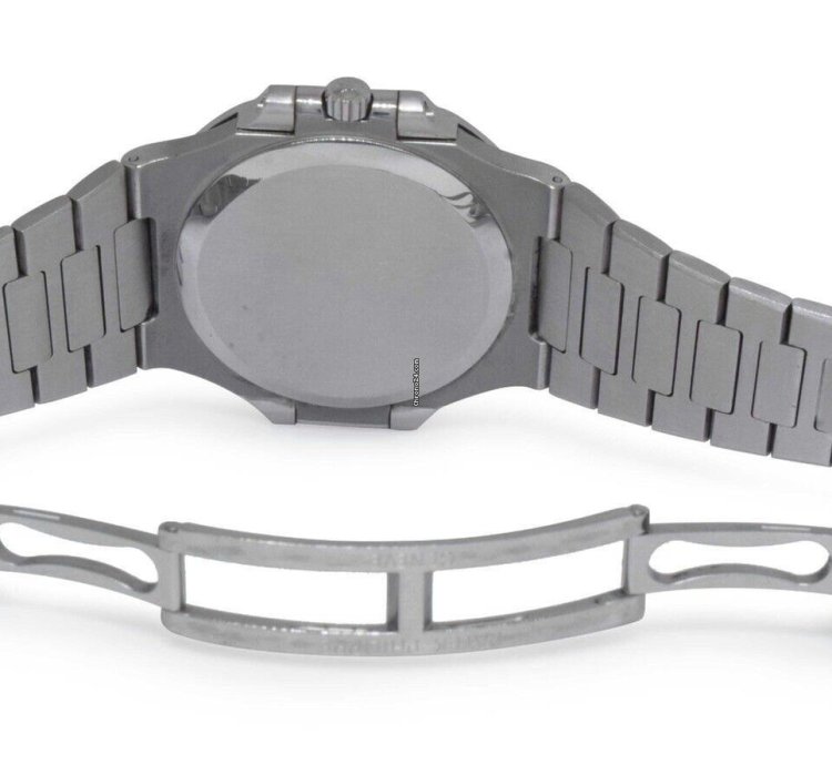 Patek Philippe Nautilus Jumbo Steel Black Power Reserve 42mm Watch 3710 1a