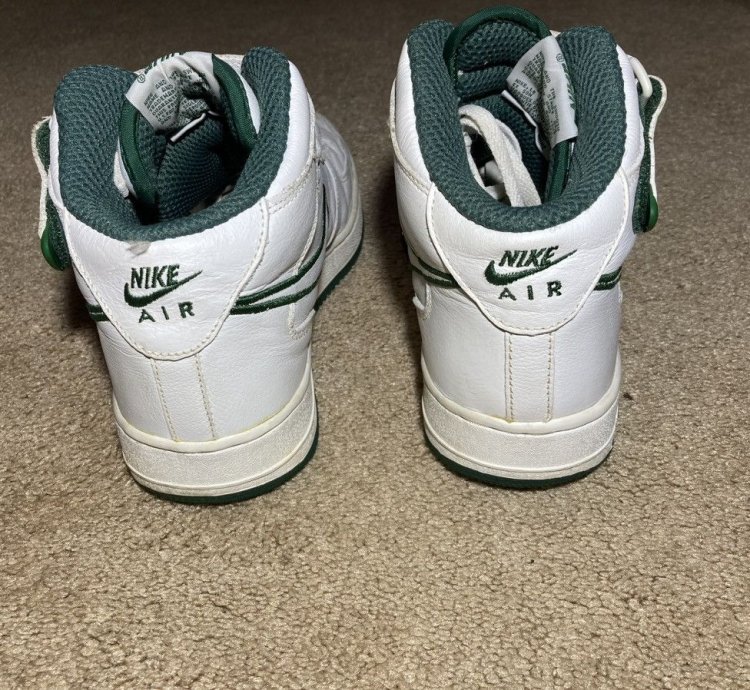 2001 Nike Air Force 1 High Soldier Celtics Green White 90s
